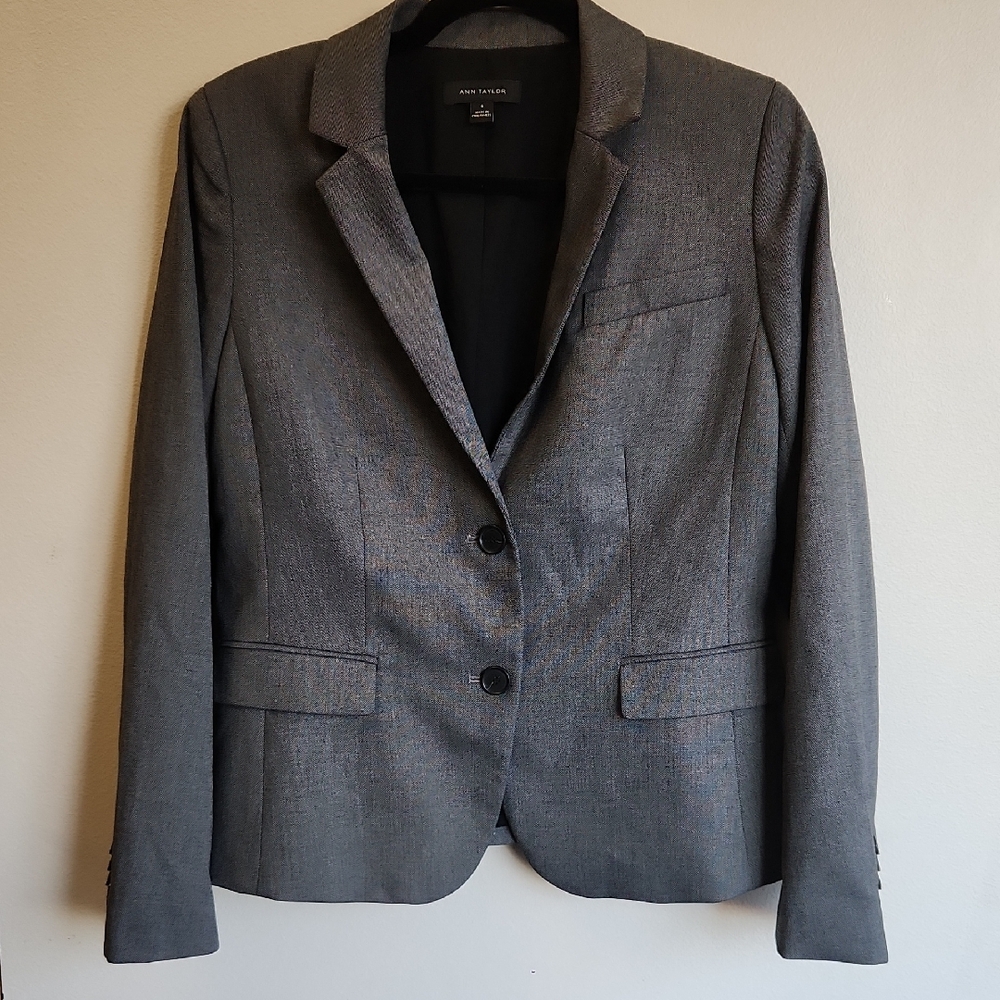 Ann Taylor Gray Blazer